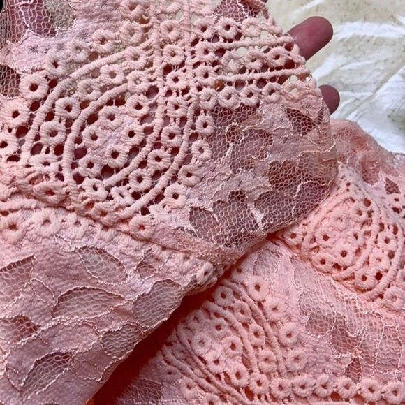 Cato Pink Lace Above Knee Dress Size 4 - Picture 6 of 8